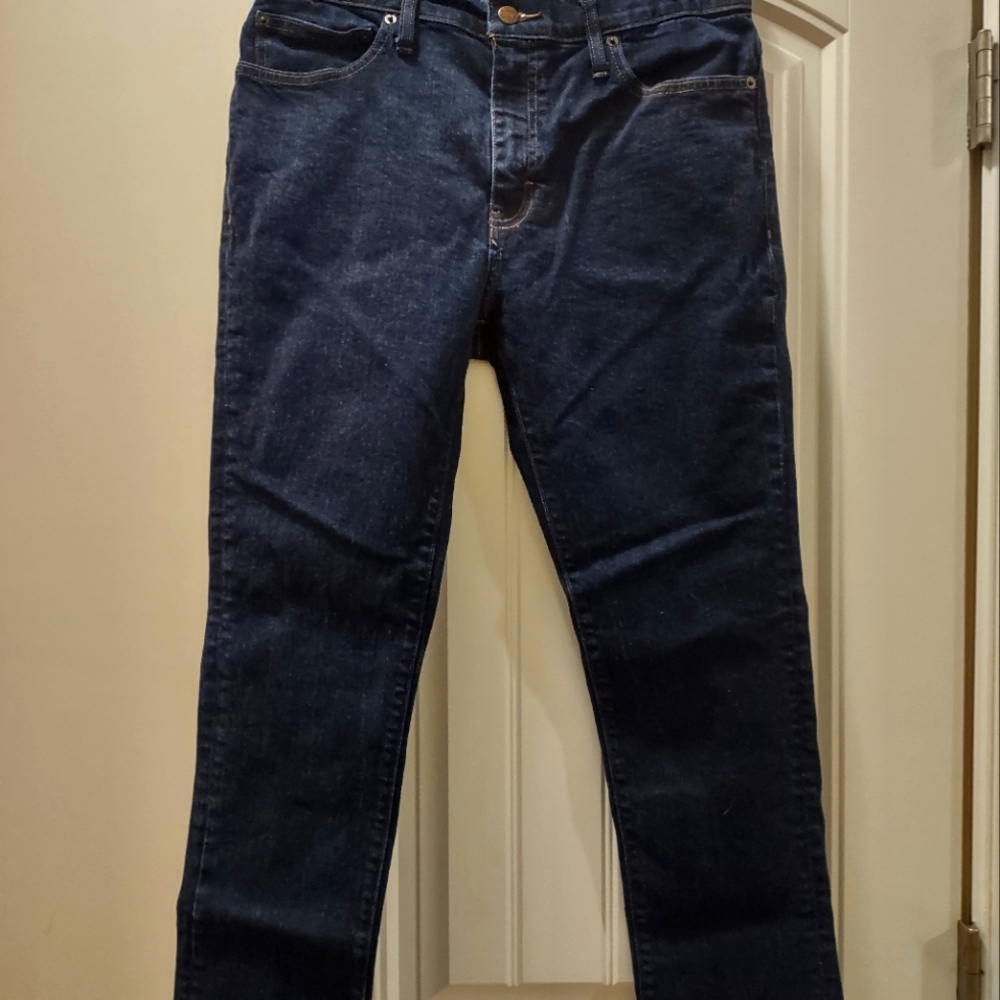 New J. Crew Slim 33 waist 30 inseam dark blue jeans